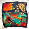 Silk Scarf For Women Luxury Hijab Hair Bands Square Neckerchief Female Satin Shawl Ribbon Headband Fashion Wraps Bandana