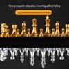 Magnetic Portable Chess Set for Primary Students: Advanced Folding Chessboard with Large Pieces