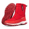Scarpe Invernali da Uomo Impermeabili Stivali da Uomo Caldi in Peluche Stivali da Neve da Coppia Outdoor Antiscivolo Stivali da Trekking Stivaletti da Lavoro da Uomo
