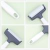 1Set Rubber Brayer Roller+Tweezers For Embroidery Pressing/Weeding Works With Fabric Vinyl Iron-On & Inking Blocks