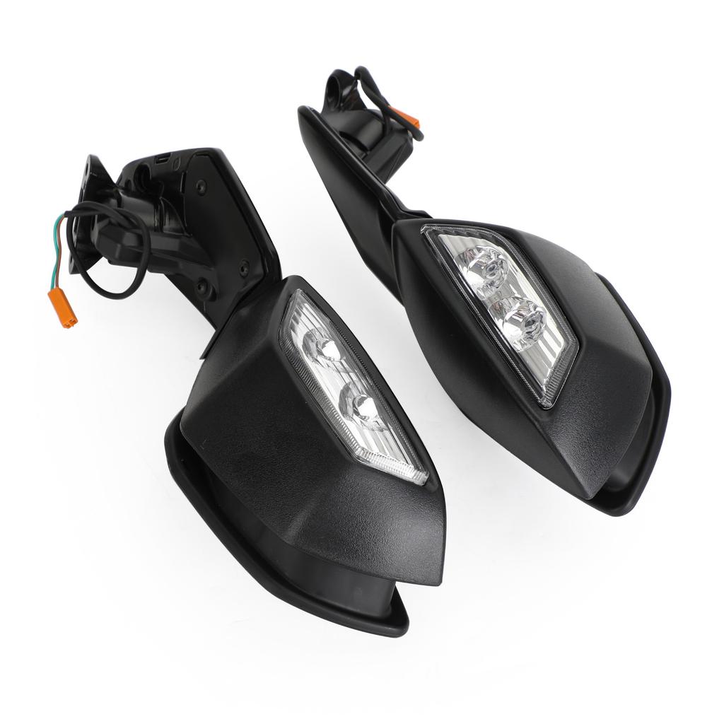 Left & Right Side Rear View Mirror Indicator For Kawasaki Ninja ZX10R 2016-2020