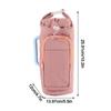 Water-resistant Water Bottle Holder Bag with Strap Portable Insulating Cup Sleeve Large Capacity Sling Purses for Outdoor Sports