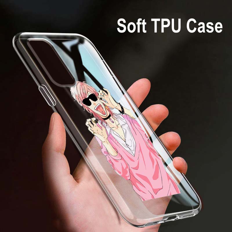 Anime Yarichin Club For OPPO Reno7 SE 6 5 Z F 4G 5G Find X2 X3 Neo Lite Pro Plus Transparent Soft Phone Case Coque