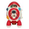 Musical Rocket Toy Portable Early Educational 19 Music Keys Space Musical Rocket Toy for Children