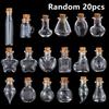 10/20/50Pcs Drifting Wish And Mini Magic Bottle Diy Dollhouse Decorative Model Festival Decor Accessories With Stopper