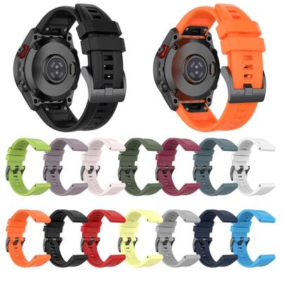 Per Garmin Descent G1 Cinturino per Orologio in Silicone Monocolore da 22 mm