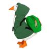 Mini Goose Hoodie with Backpack 7 Inch Desk Goose Outfit Mini Porch Goose Costume Magnetic Goose Statue Key Holder Clothes