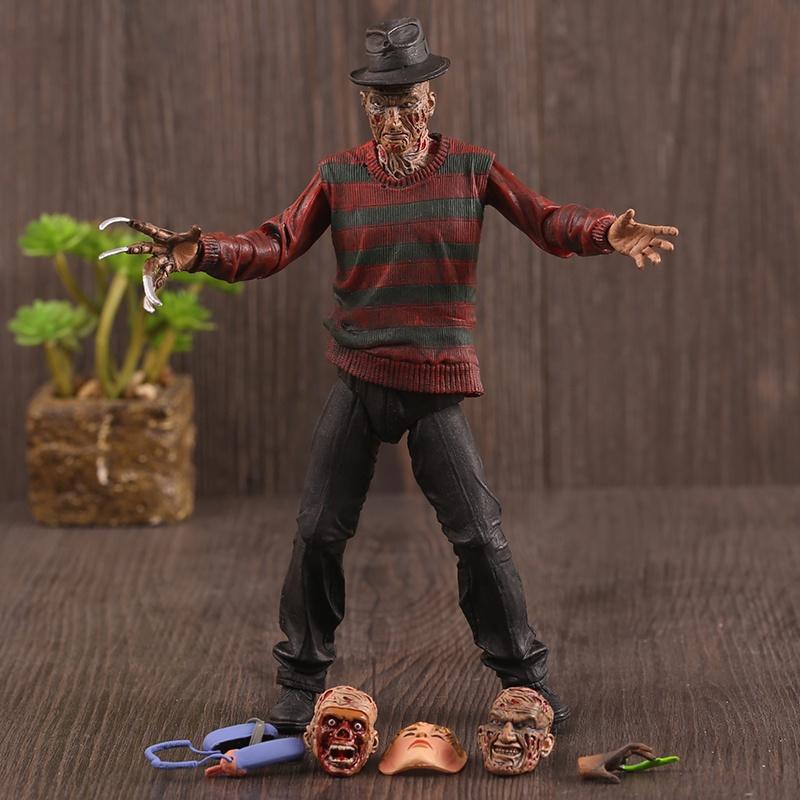 Ultimate Freddy Krueger 7" Action Figure Premium Nightmare On Elm Street Collectible