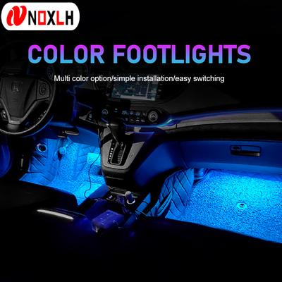 LED Auto Innenraum Ambiente Fußlicht mit USB Hintergrundbeleuchtung 5V Auto Dekorative Atmosphäre Neonlampe Fahrzeugzubehör