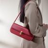 High-end Red Baguette Bag, A Niche Underarm Bag for Women, A Single-shoulder Wedding Bag for Brides