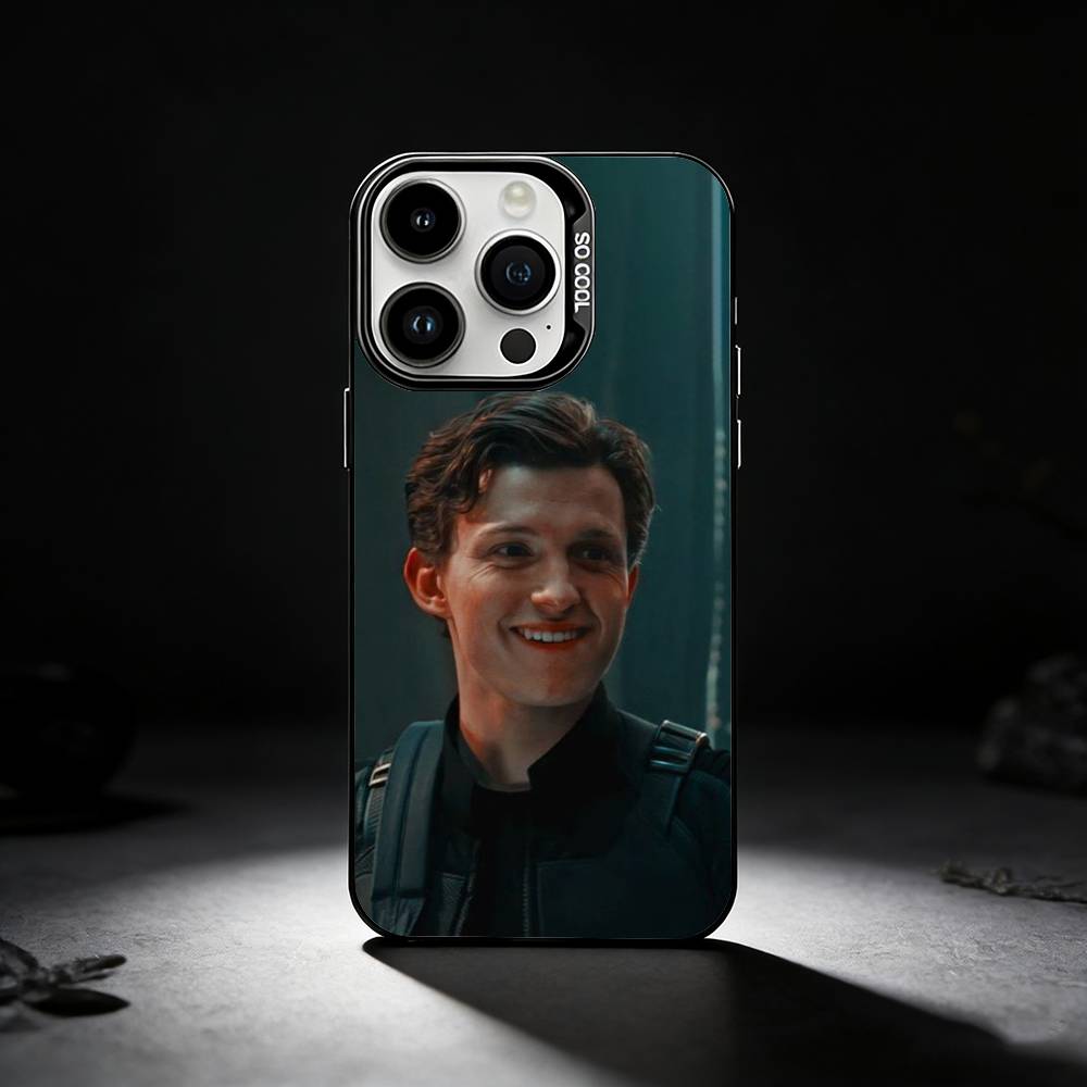 Youthful Charm Star T-Tom Holland Phone Case For iPhone 17,16,15,14,13,12,11 Plus,Pro Max,XS,Colored silver phone case iPhone13