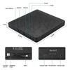 External Drive USB 3.0/Type-C Slim External DVD RW CD Writer Drive Burner Reader Player Optical Drives With SD/TF & USB3.0 Slots