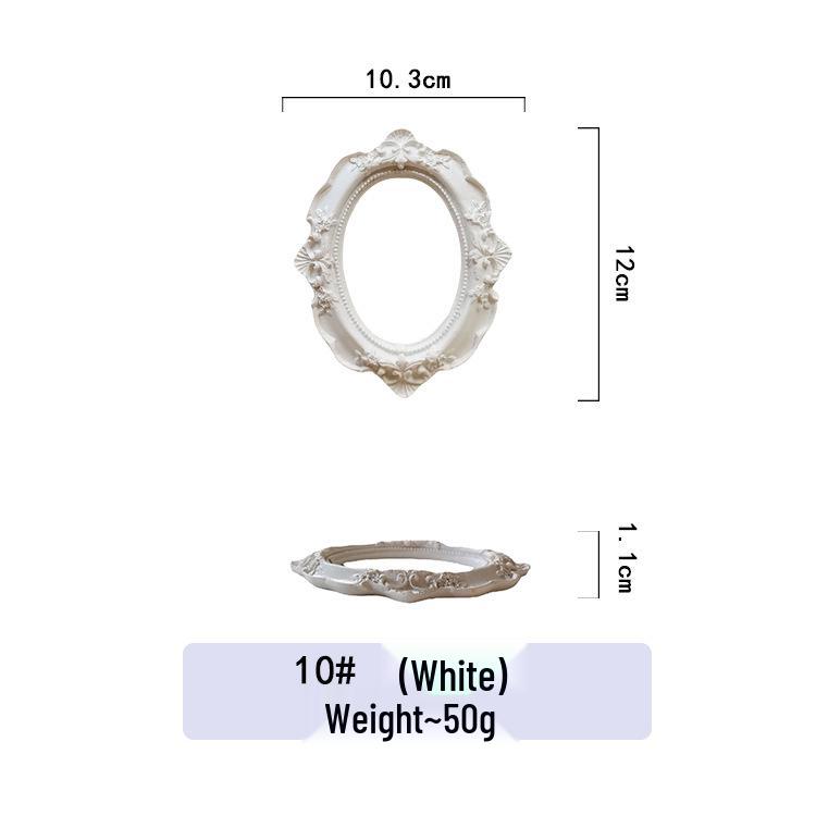 Mini Gold European Style Photo Frame for Still Life & Nail Art Props