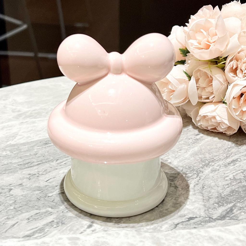 Creative Toothpick Box, High-end Ceramic Personalized and Cute Cotton Swab Box Tube for Home Use, Dental Floss Storage Box