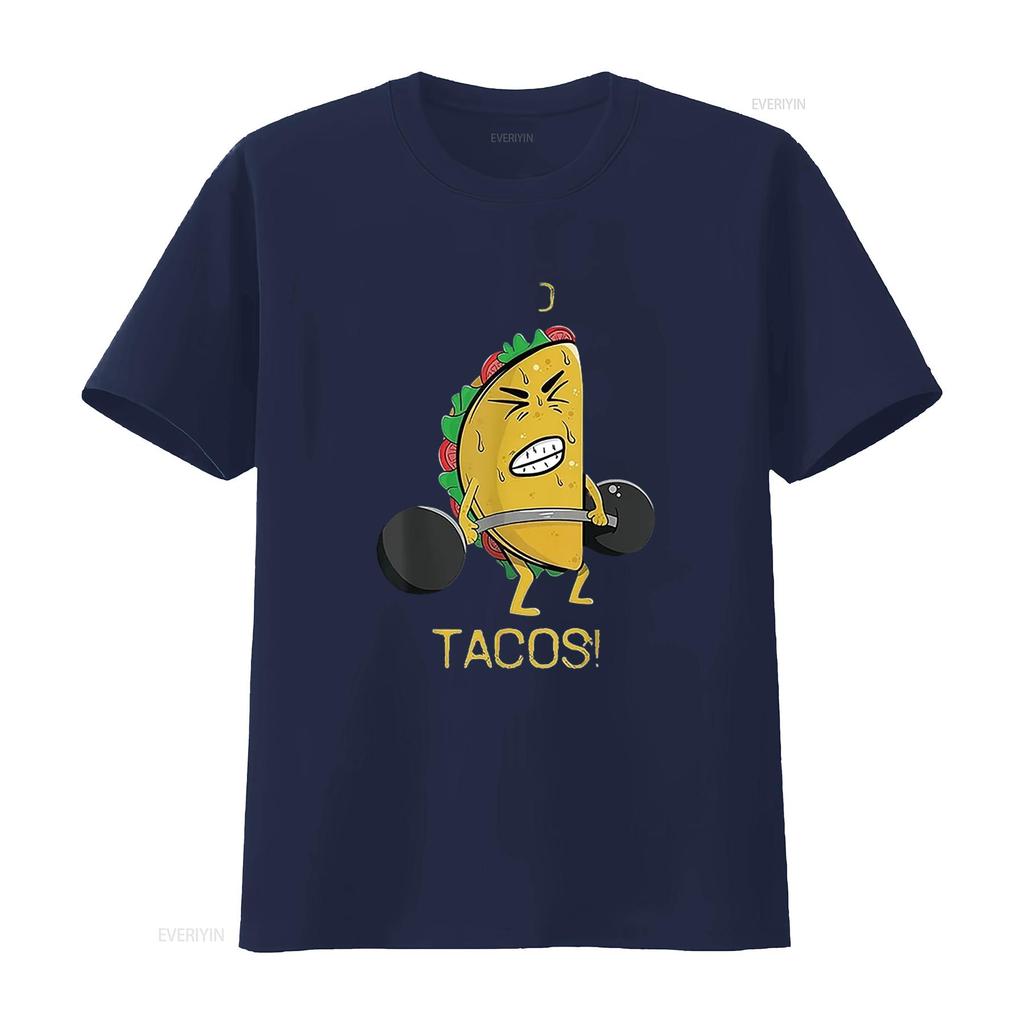 I Do It For The Tacos Weight Lifting Taco Cinco Unique Women S  T Shirt with Eye Catching  Vintage Washed Casual Soft Stylish