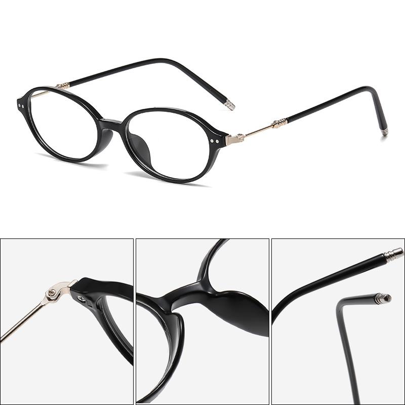 Xiaomi Women Vintage Oval Finished Photochromic Myopia Glasses Ready to Wear 0 to -4.00 Diopters Daily Eyewear 6165 FD3