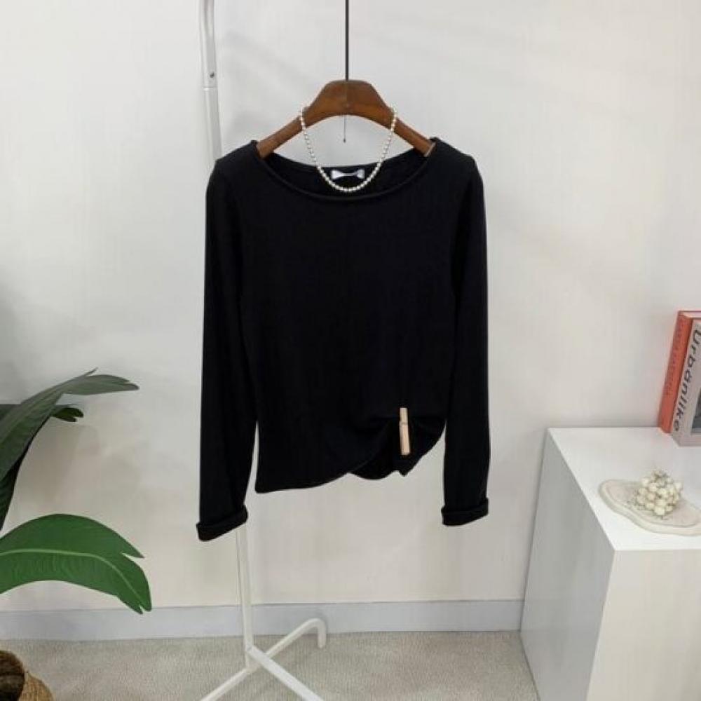C S In The Room Modal fleeCe Long Sleeve BoaT neCk T ShirT 5 Color