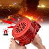 Portable Hand Crank Alarm Plastic Shell Manual Operated Air Raid Alarm
