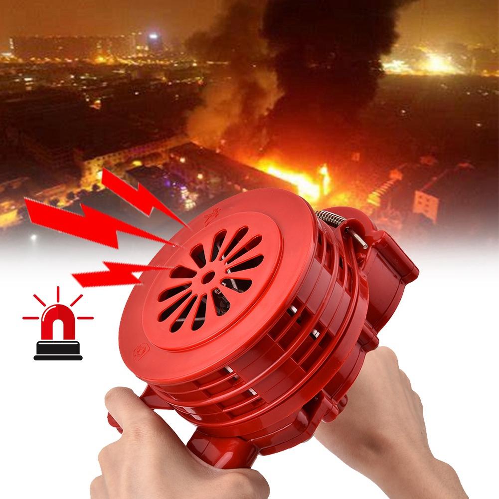 Portable Hand Crank Alarm Plastic Shell Manual Operated Air Raid Alarm