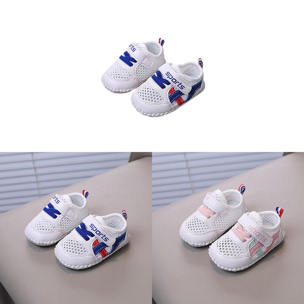 Baby Kleinkind Leinenschuhe mit Klettverschluss für Sommerausflüge und zum Spielen
