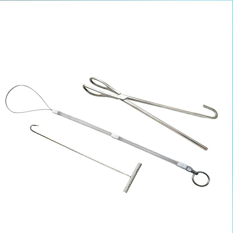 Livestock Pig Goat Cow Veterinary Midwifery Set Stainless Steel Midwifery Rope Forcep Hook Sow Production Auxiliary Tools