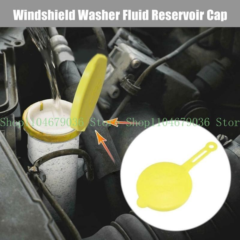 652F Car Windshield Wiper Washer Fluid Reservoir Cap Yellow