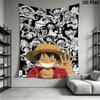 Luffy D Wall Tapestry Aesthetic Wall Hanging Printed Fabric Blanket Decorative Tapestries For Bedroom Living Room Home Decor