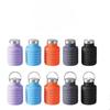 Folding Silica Gel Cup Retractable Silicone Cup for Water Athletic Travel Lightweight Water Bottle Belt Handle Athletic Outdoor Use Drinking Glass