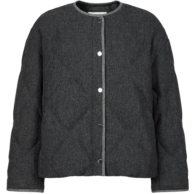 JZ Annaco Women s Diamond Quilted Wool Blend Down Jacket M