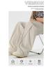 2026 Men's Summer Ice Silk Straight-Leg Pants: Comfortable, Fashionable, Loose Fit with Curved Blade Design