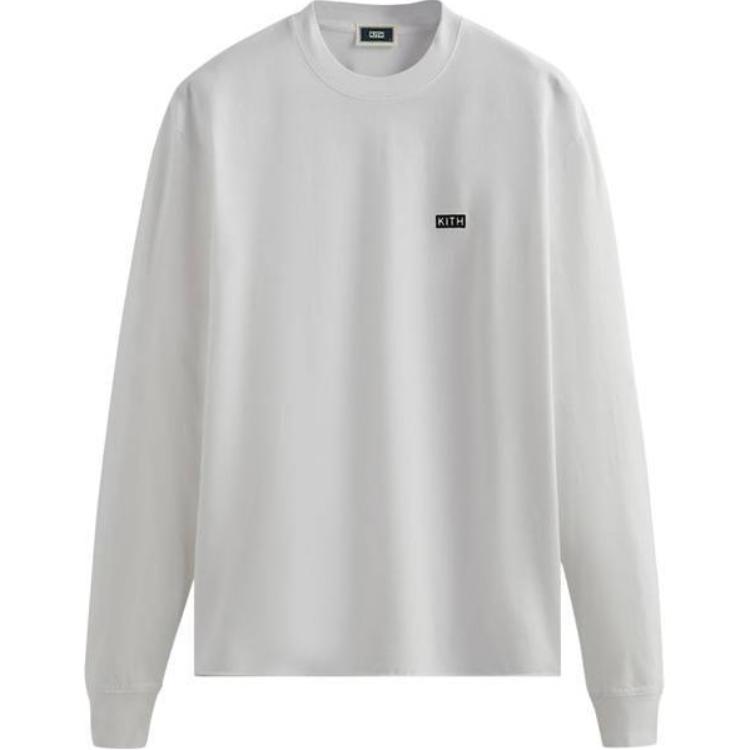 

Kith Long-Sleeve Lax Tee White Men Tops KHM030688-101 L
