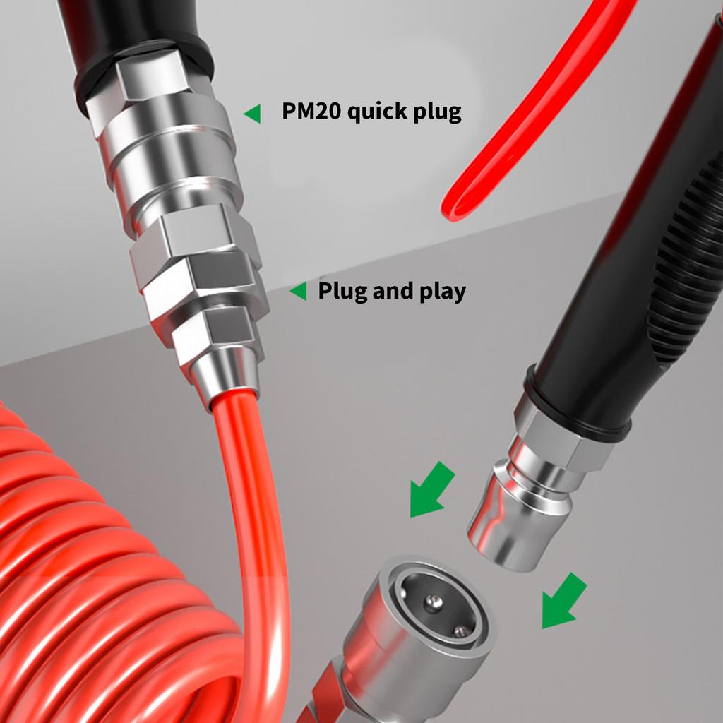 Extendable Air Blow Guns Extensible Nozzle Pneumatic Compressor Tool Antislip Rubber Handle Suitable For Various Angles