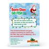 Santa Claus Go Fish ? Family Christmas Game for Kids Ages 4 and Up | Fish, Old Maid, and Slapjack In One Deck (Holiday Stocking Stuffer, Gift for Boys