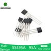 10Pcs/Linear Hall Sensor SS495A  95A TO-92 495A High Sensitivity linear Hall Sensor input 4.5-10.5V, Output Range 0.5-4.5V