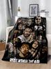 The Walking Dead Print Throw Blanket Soft Flannel Picnic Blanket Warm Cozy Bed Linen Birthday Gift