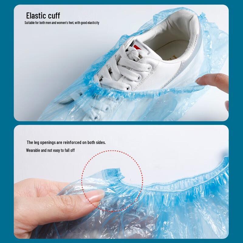 MARYYA Thickened Waterproof Disposable Shoe Covers