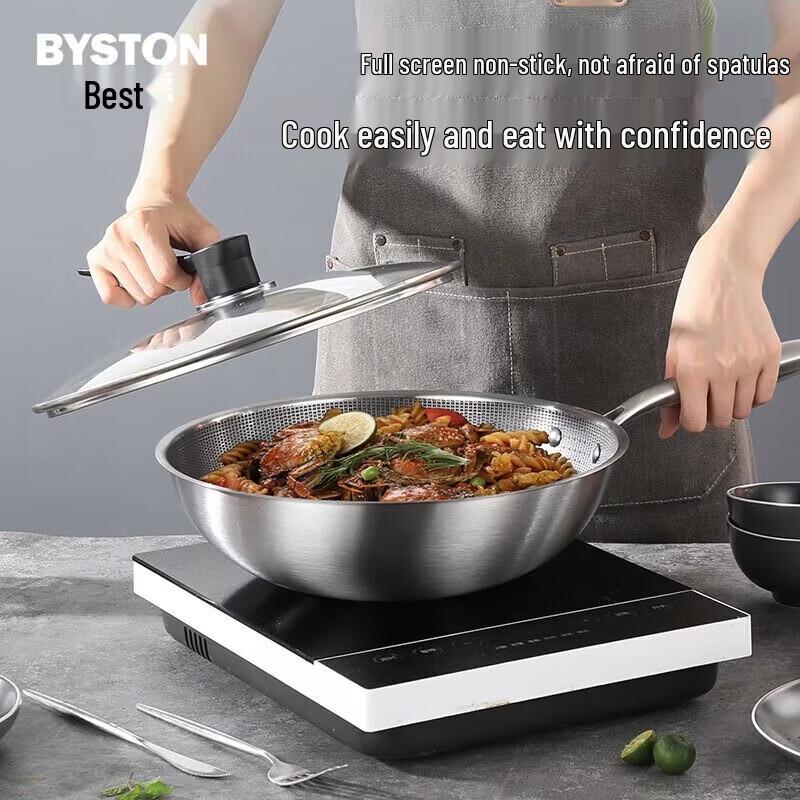 BST Loforce 400 Series Stainless Steel Wok