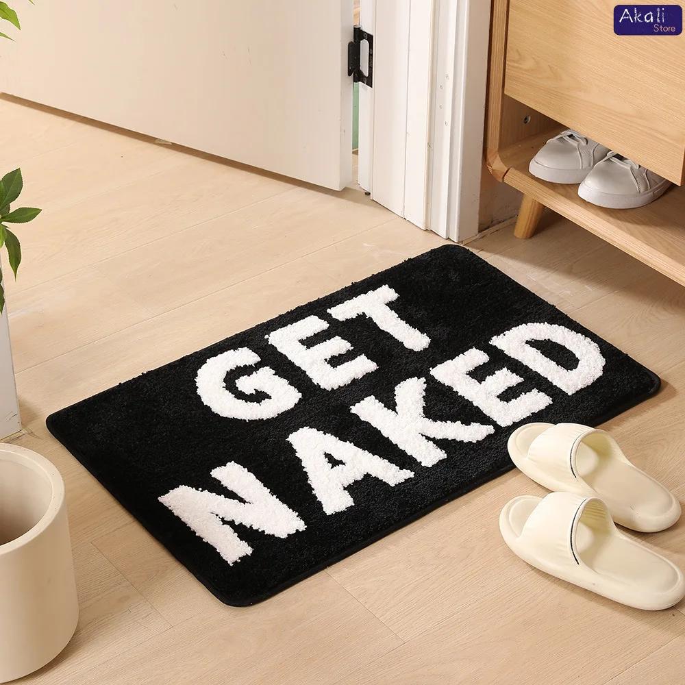 Creative Bathroom Bath Mat Absorbent Floor Rugs for Bathtub Mat Cute Bath Rugs for Apartment Decor Tufted Colorful Shower Mats