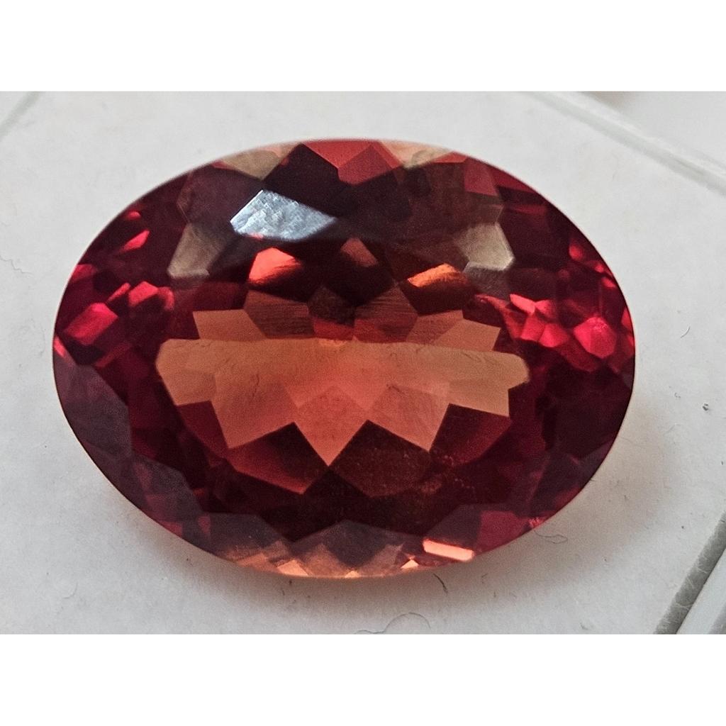 Stunning Padparadscha Sapphire Sri Lanka Natural Oval Cut 13-14 Ct Gemstone