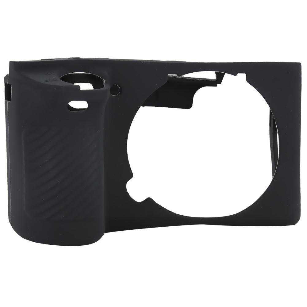 For Sony A6500 Camera Case Cover Durable Soft Silicone Cover Protective(Black)
