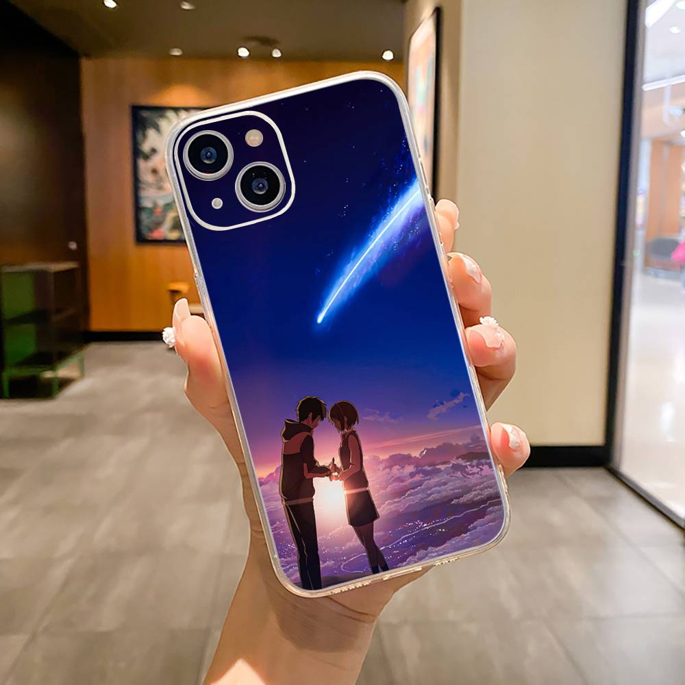 

Y-N-Your- Name Phone Case For iPhone17,16,15,14,13,12,11 ,Pro Max,16/15/14 Plus Transparent Cover iPhone13