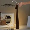 Rechargeable Cordless LED Table Lamp - Portable, Touch-Controlled, 3-Level Brightness, Matte Metal Finish, Battery-Powered for Indoor & Outdoor Use