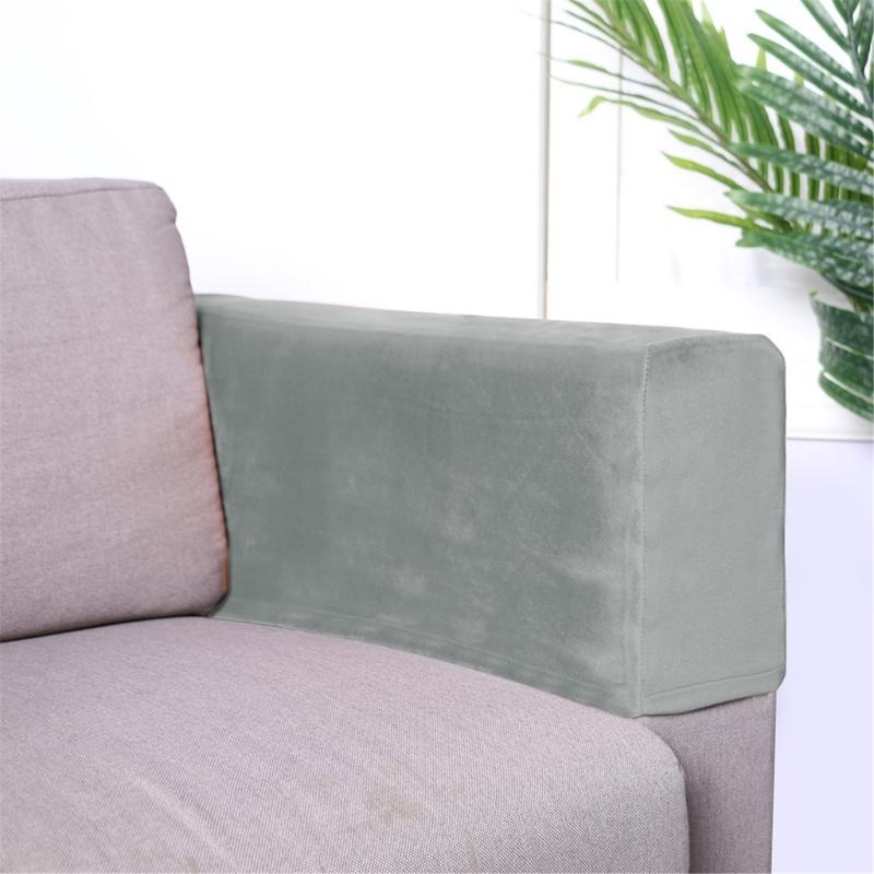 Pack Of 2 Elastic Armrest Covers Universal Fit,Elastic Protections For Sofa Protections Against Stains And Scratches