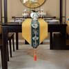 Waterproof New Chinese Style Table Flag Tea Ceremony Zen Tea Mat Tea Table Fabric Long Strip Tablecloth Chinese Style Tablecloth