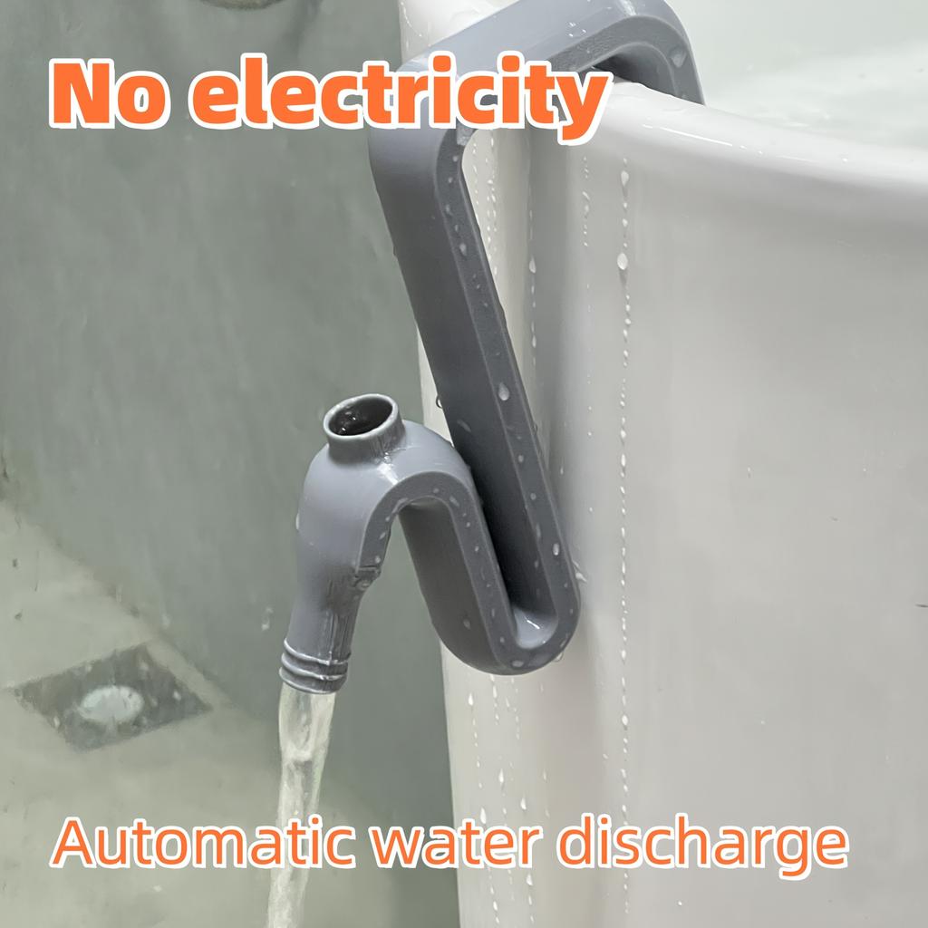 Self-priming Siphon Hose Kit for Stormwater Diversion and Overflow Pipe Solutions - Easy Automatic Drain and Fill Tool.