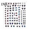 DIY Soft Clay Craft Supplies Eye Stickers for Dolls, Water Transfer Decals, Multi Size Anime Decorative Crafts Realistic Colorful Eyes Crafting