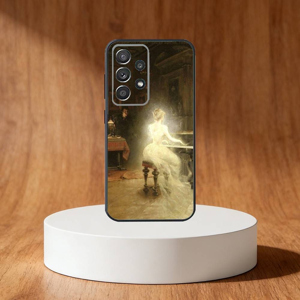 ART Renaissance Paintings Phone Case For Samsung S25,S24,S21,S22,S23,S30,Ultra,S20,Plus,Fe,Note,10,9,5G Black Cover
