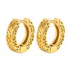 Vnox Thick Small Hoop Earrings for Men Teens, Anit Allergy Stainless Steel Huggies Earrings, Unisex Punk Rock Ear Jewelry