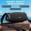 120W MAX 70W RMS Bluetooth Speaker with Deep IPX6 Waterproof and Dustproof Wireless High Portable Wireless Outdoor 42 Hours Continuous Call Power
