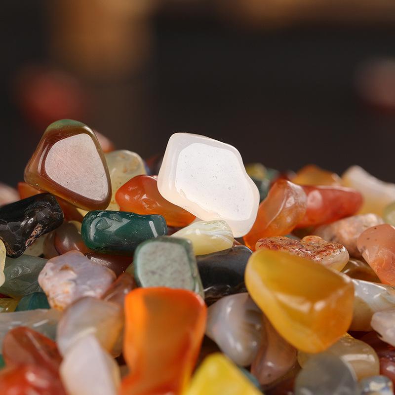 7 Gemstones Natural Mixed Bulk for Mandala Offering Buddhist Altar Colorful Stones